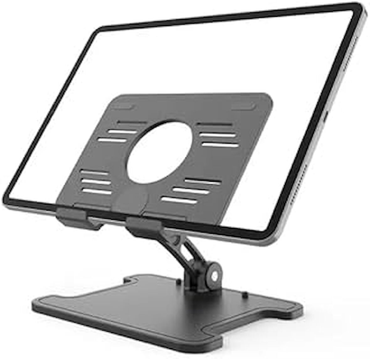 Orret Home Katlanabilir Plastik Tablet Tutucu, Masa Üstü Tablet Standı, Ayarlanabilir Açı Ve Yüksekl