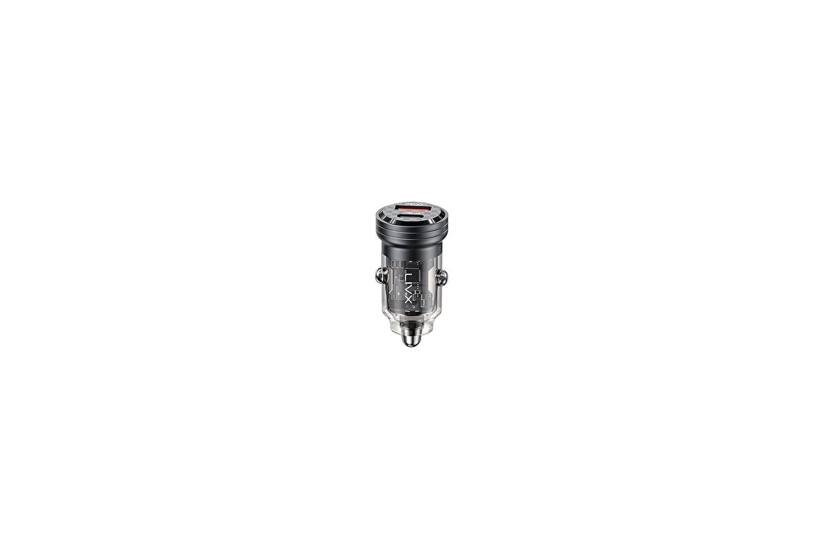 Livx Transparent 45W Pd/Qc Type C Ve Usb Çıkış Ultra Hızlı Mini Araç Şarj Cihazı L35