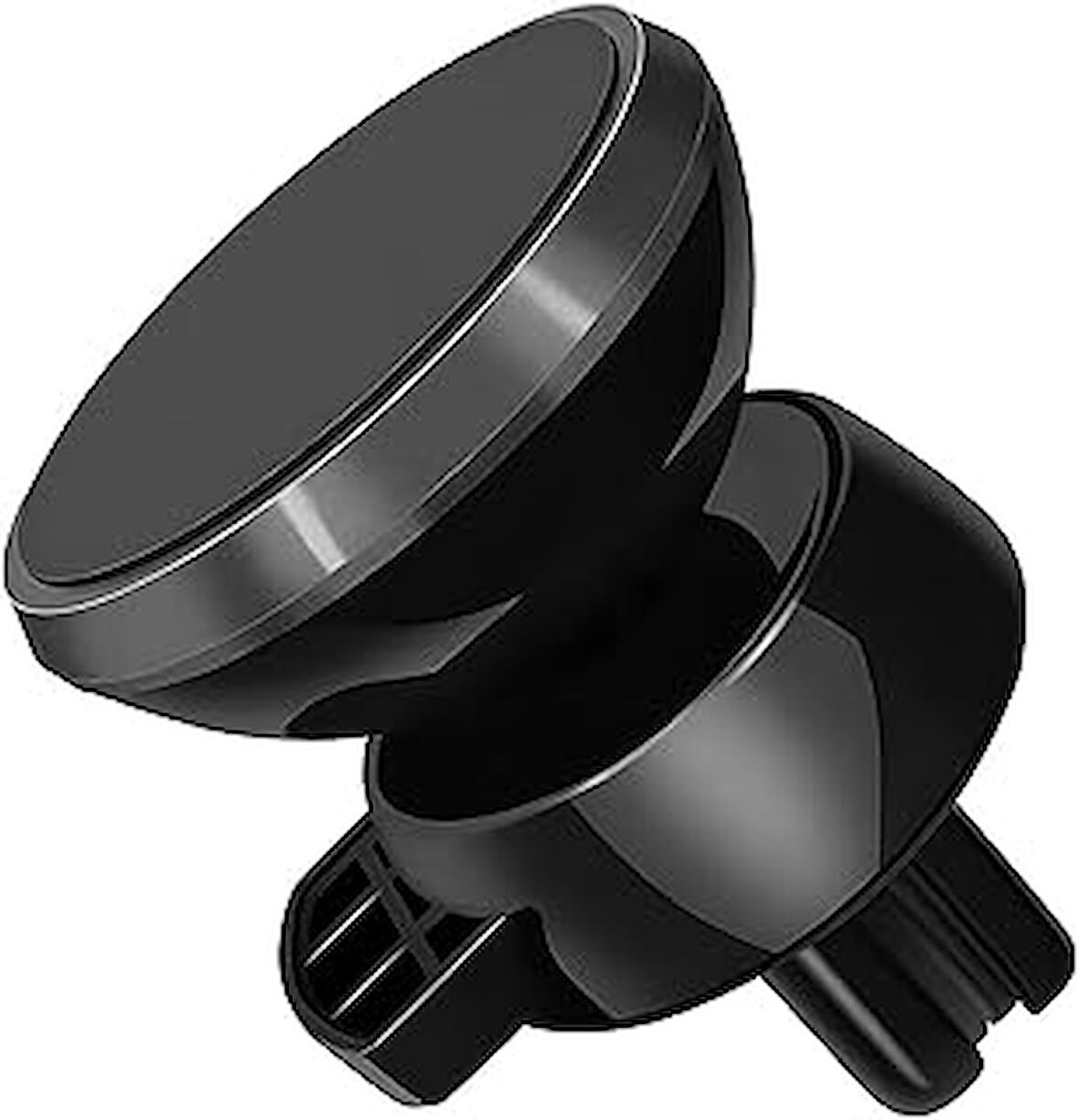 URUCHI Araç Telefon Tutacağı Güçlü Mıknatıs / 360° Dönme/Metal Gövde, Manyetik Cep Telefonu Tutacağı, Tüm Telefonlar Gösterge Panelinde Yapıştırma, 6 Mıknatıslı Son Teknoloji, Siyah