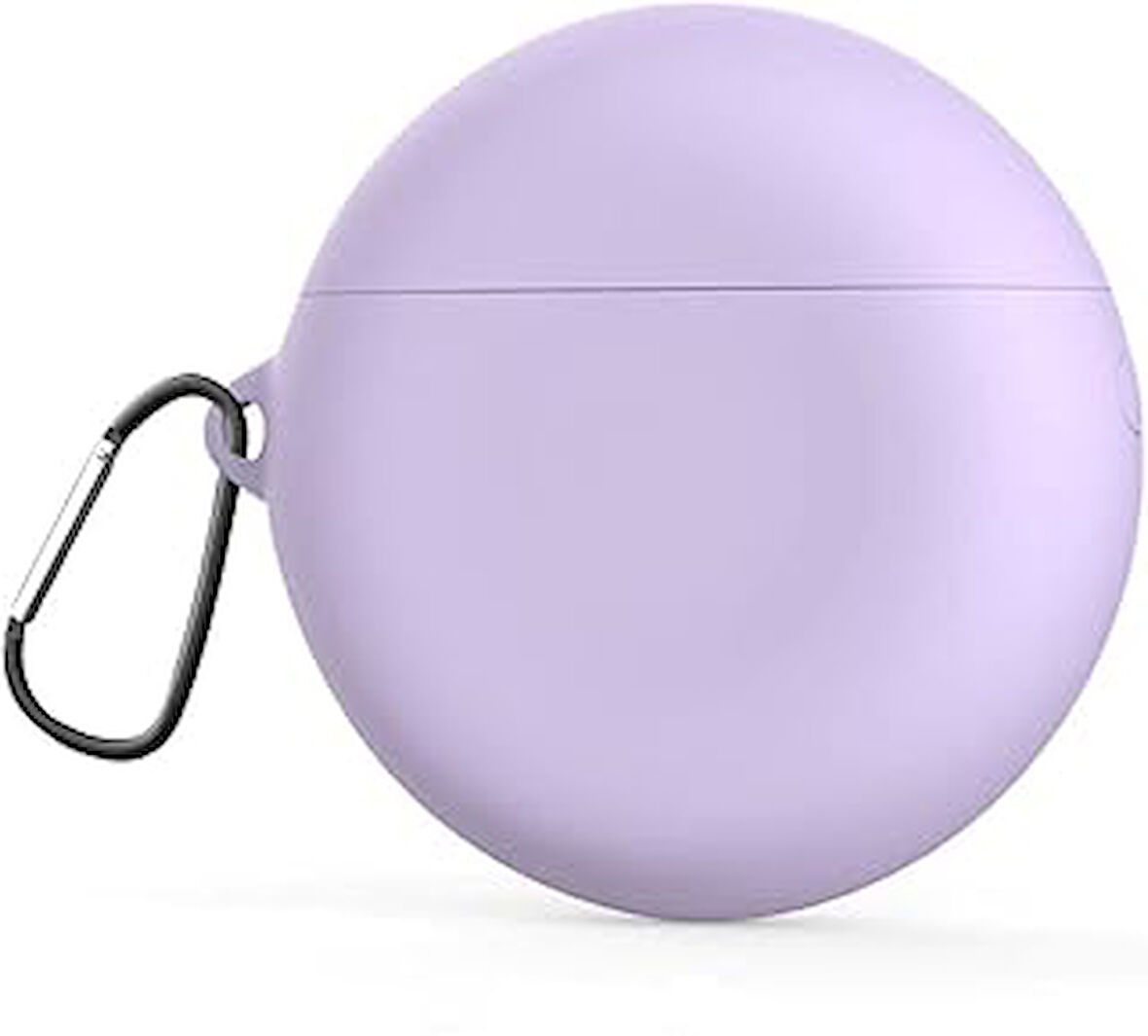 Huawei Freebuds 4 İle Uyumlu Kılıf Çengelli Smooth Matte TPU, Mor