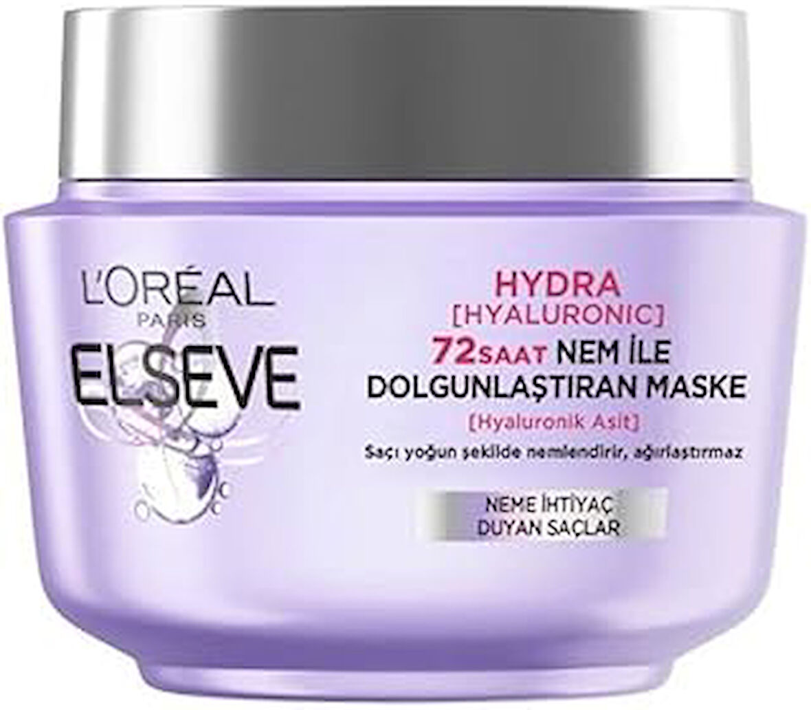 L’Oréal Paris Elseve Hydra  72 Saat Nem Ile Dolgunlaştıran Maske 300Ml