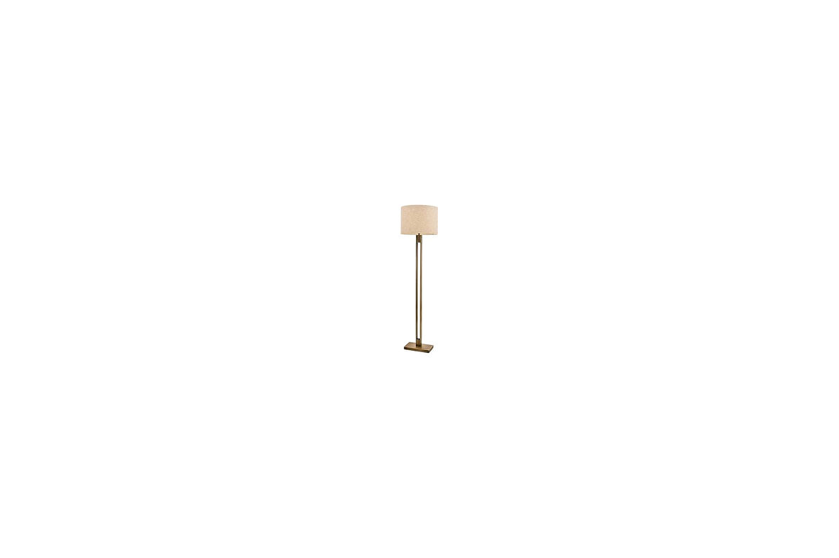 Avonni Lm-9108-1E Eskitme Kaplama Lambader, E27, Metal, 45X170 Cm Bej