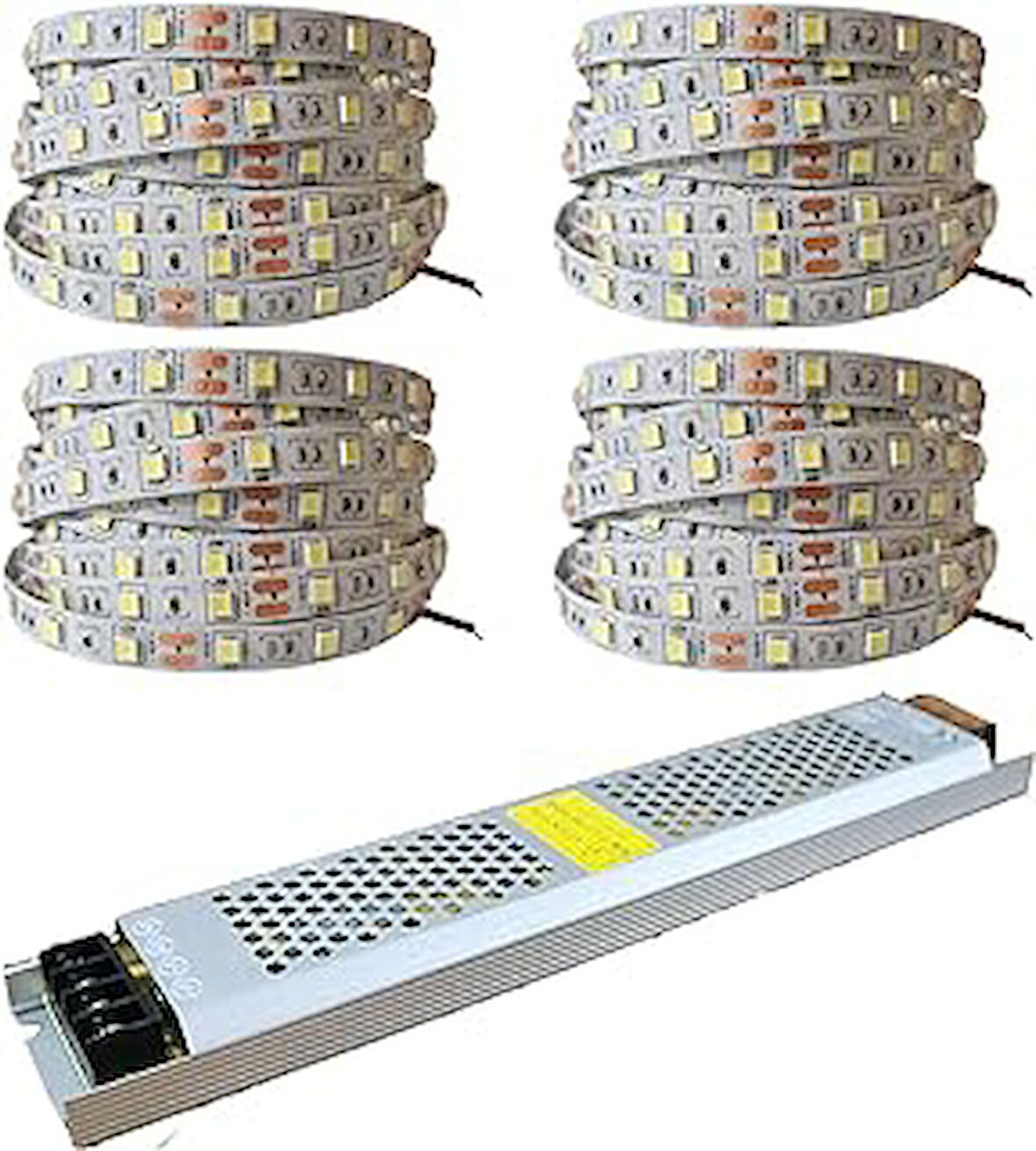 Amber Led 4040 Yeni Nesil 20 Metre Şerit + 12V 25 300 Watt Trafo Oturma Odası, Yatak Odası Ve Mutfak