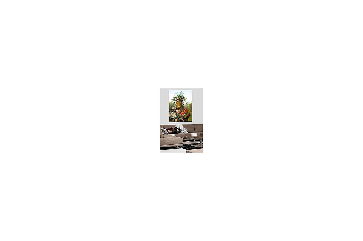 Talya Tablo Çiçek ve Kedi.. Yaşadığınız seçkin mekanlarınız 60x40 no-6243