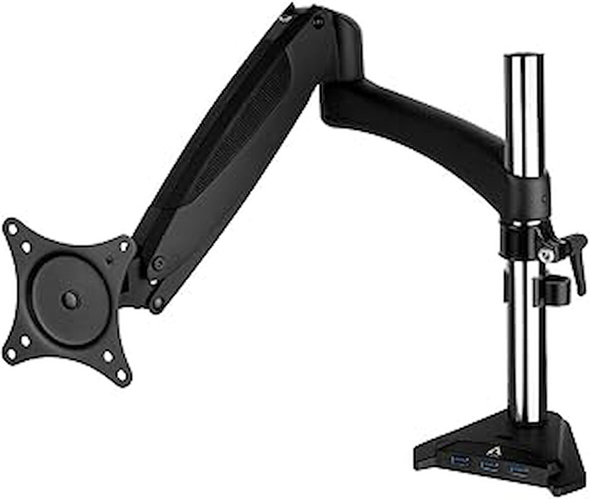 Arctic Z1 3D 17"-34"​ USB Hub 4xUSB3.2 Tek Monitör Destekli Çelik Alüminyum Alaşımlı Monitör Kolu