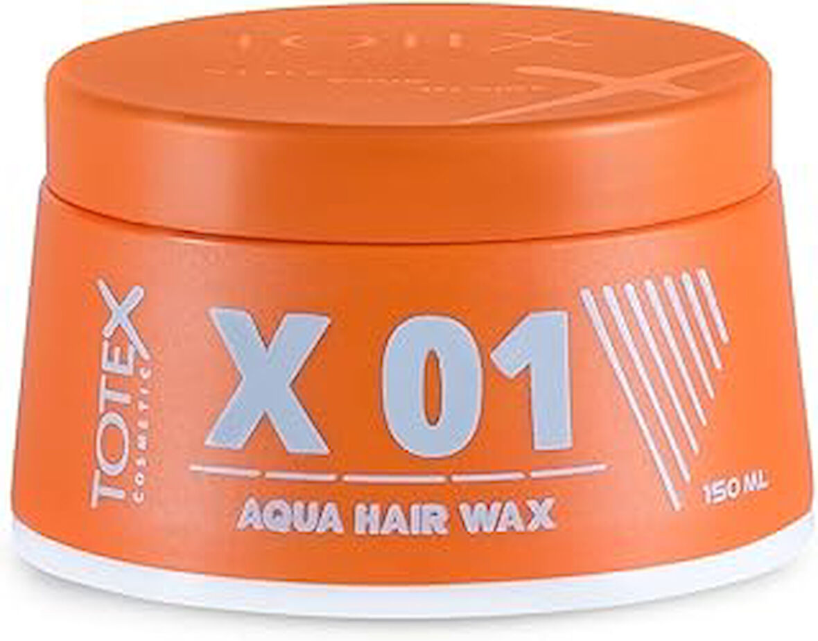 Totex X 01 Saç Şekillendirici Aqua Jel Wax | Yüksek Tutuş & Maksimum Kontrol | Unisex Parfüm Kokulu