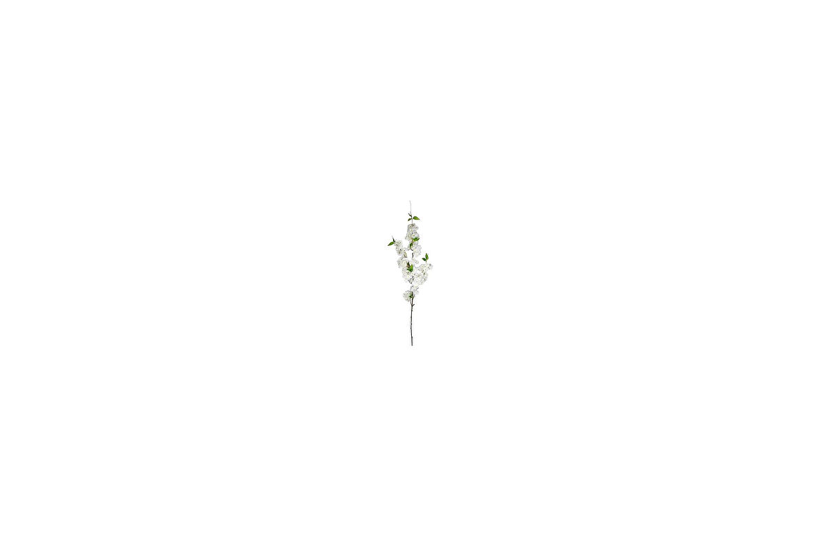 Yapay Çiçek Bahar Dalı Beyaz 120 Cm.