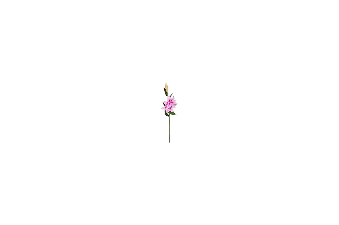 Herdekora Yapay Çiçek Lilyum Pembe 90 Cm.