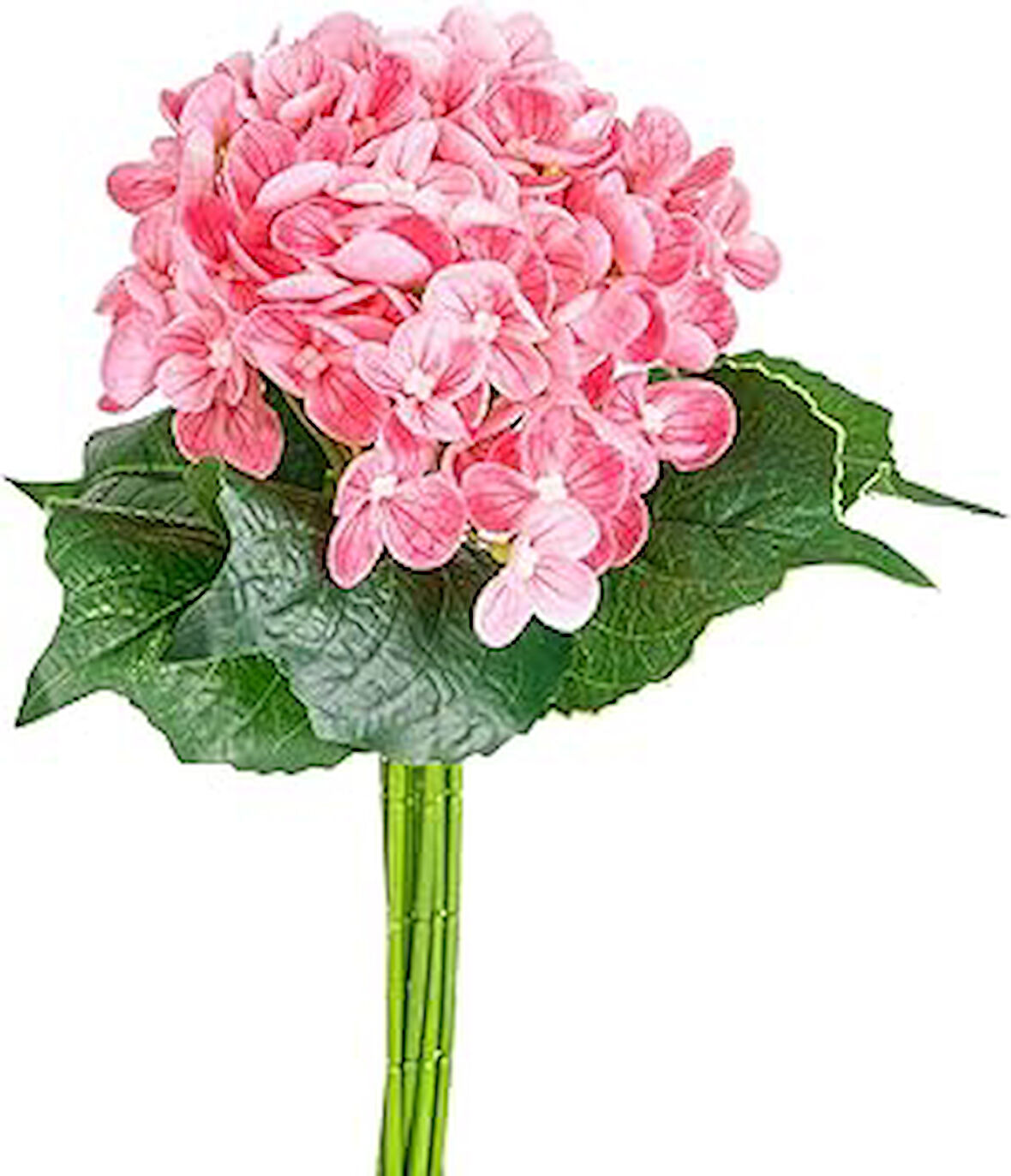 Herdekora Yapay Çiçek Islak Dokulu Ortanca Buket Pembe 26 Cm.