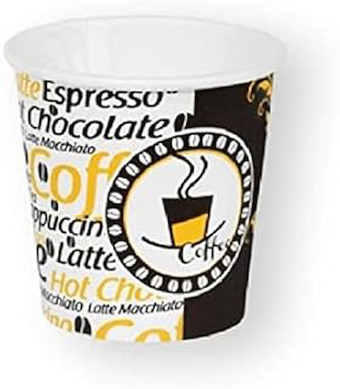 Aygün Excodi Cup - 4 oz Kullan At Bardak - 100 ml - 300 Adet Kaliteli Bardak - Türk Kahvesi, Espresso, Sızdırmaz, El Yakmaz