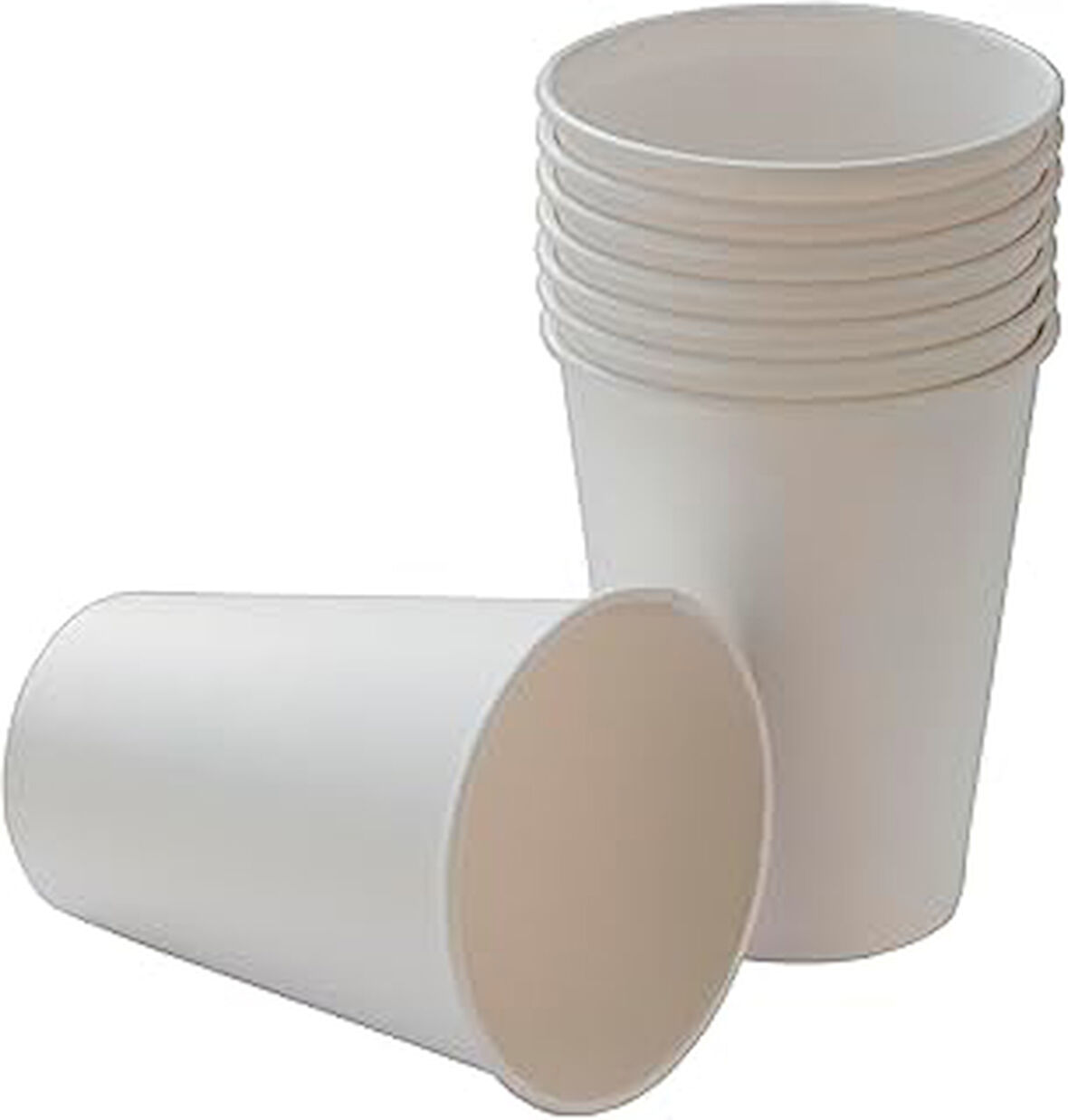 Cuptoyou 12 Oz Beyaz Tek Kullanımlık Karton Bardak 300 Ml, Kahve, Çay, Ofis, Ev Ve Parti Kullanımı I