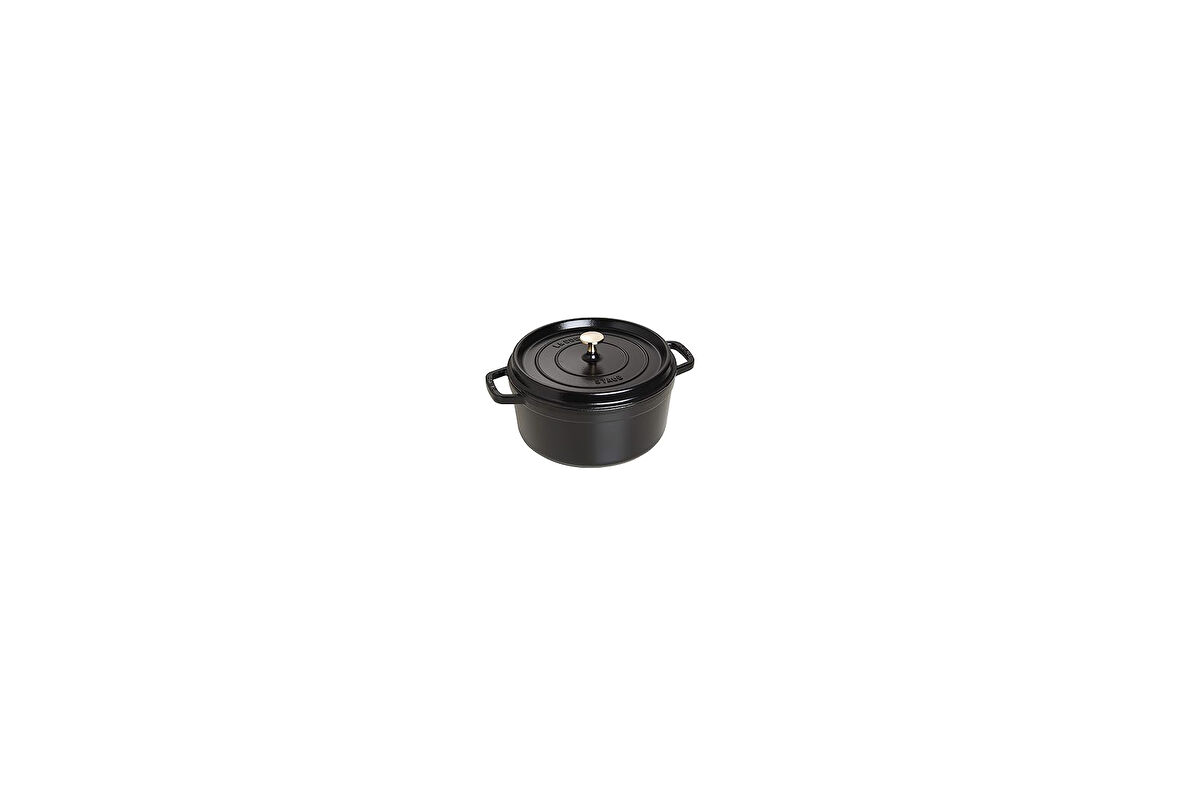Staub 405093100 26 Cm Yuvarlak Siyah Döküm Tencere
