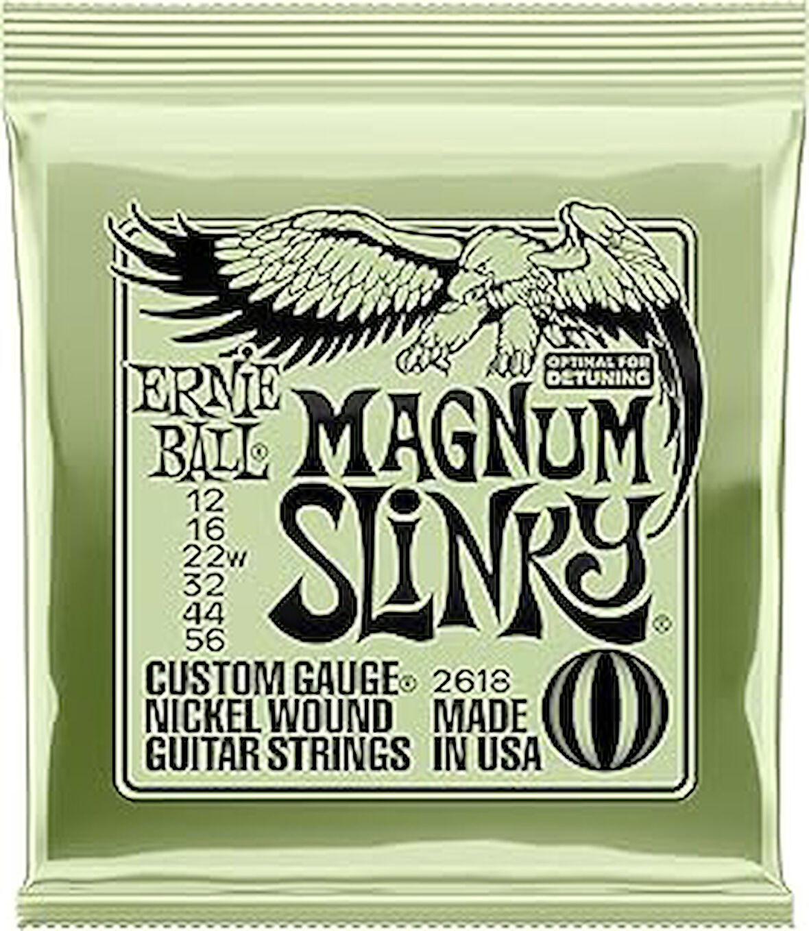 Ernie Ball Magnum Slinky Nickel Wound Electric Guitar Strings 12-56 Gauge