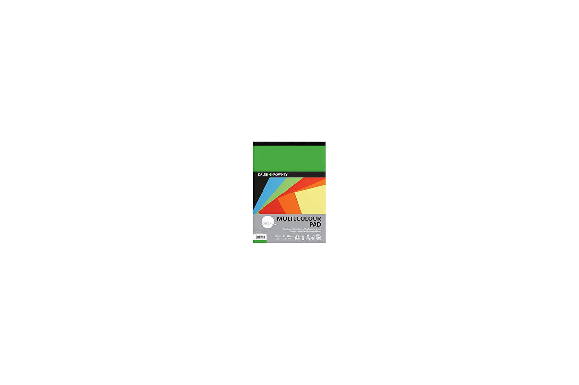 Daler Rowney Simply 75LB çok renkli Pad A3