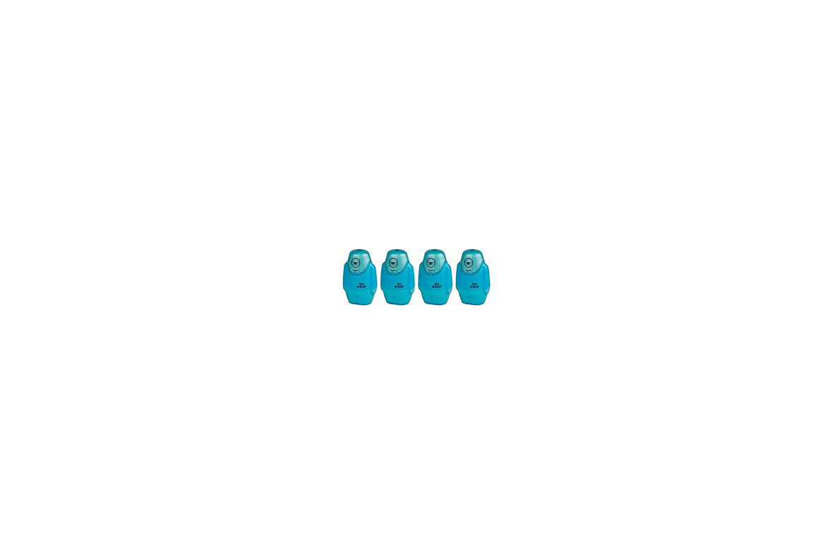 E-Bot Si̇lgi̇li̇ Kalemtiraş Fosforlu Mavi 4Lu Set