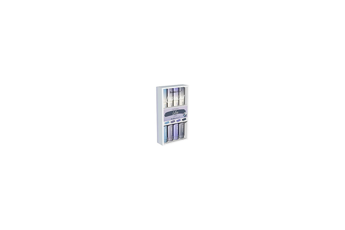 Scrikss Lumina Fosforlu Kalem Lilac, 4'Lü Set