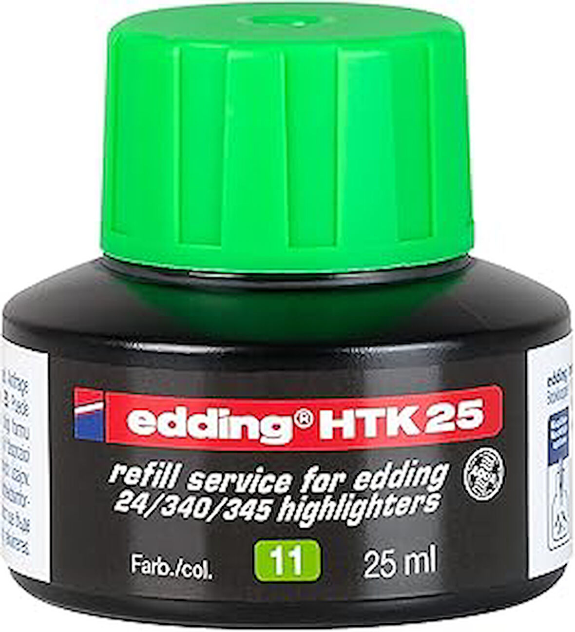 Edding Htk25 Fosforlu Kalem Yedek Mürekkep Açık Yeşil