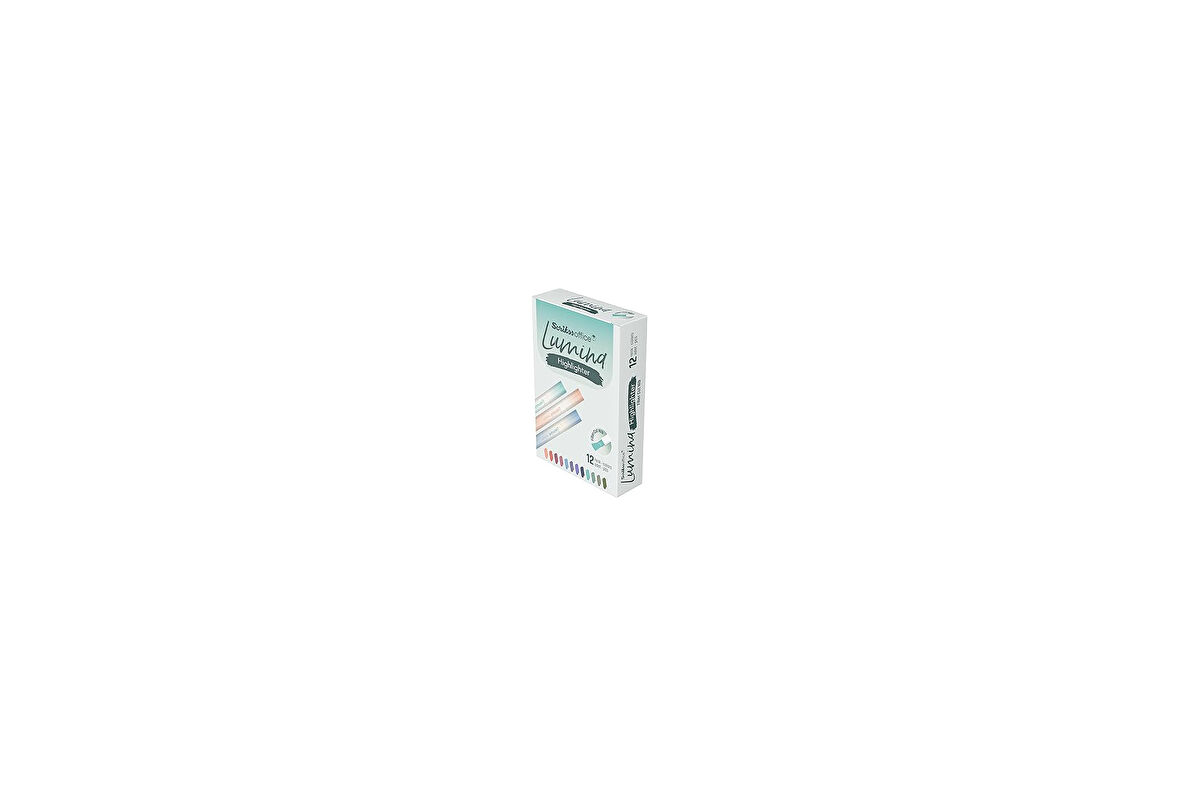 Scrikss Office Lumina Fosforlu Kalem Pasifik Renk - 635U 12 Lik Amb