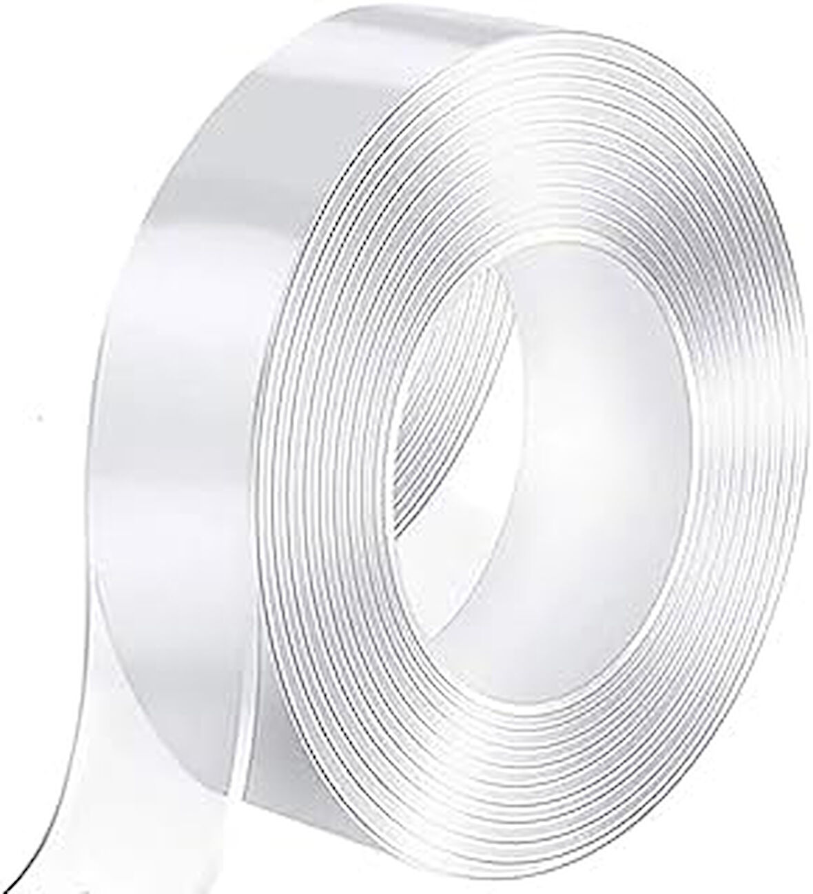 Çift Taraflı Yapışkan Bant, Ekstra Güçlü, Şeffaf, İnce, İz Bırakmaz, Kaymaz, 3 Metre