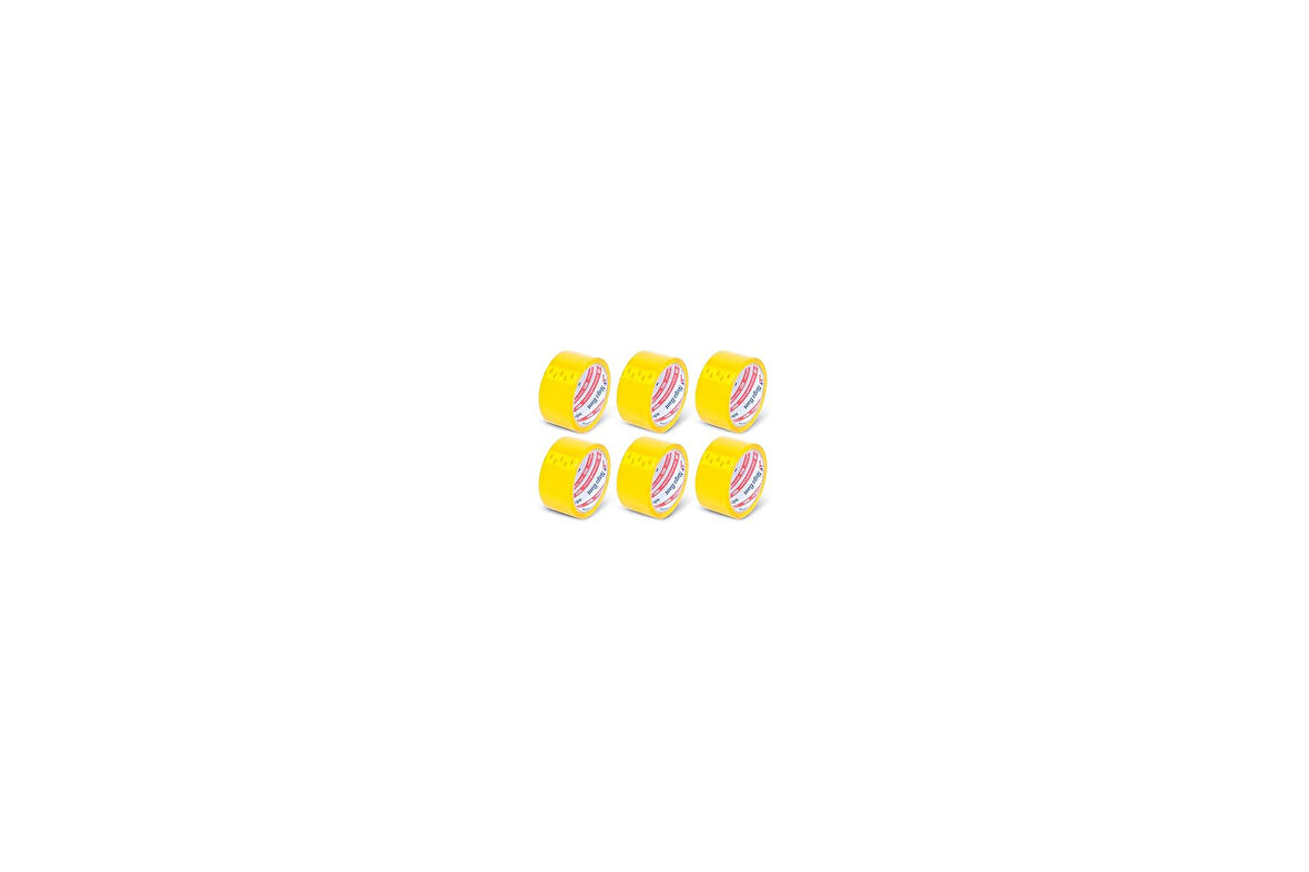NUGA 45 MM X 40 MT SARI KOLİ BANDI 6 ADET