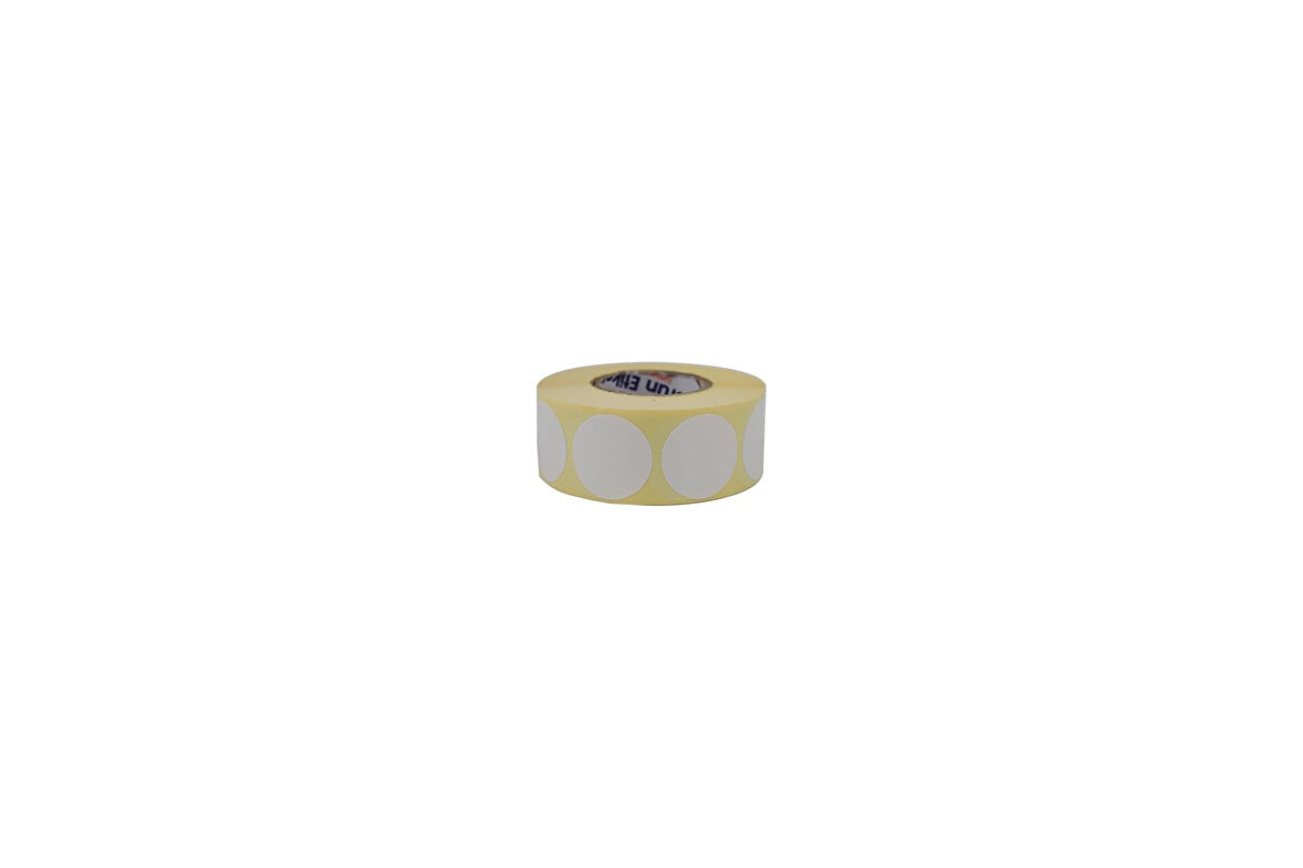 Eko Termal Çap Etiketi 30mm Yuvarlak Çıkartma 1000 Adet