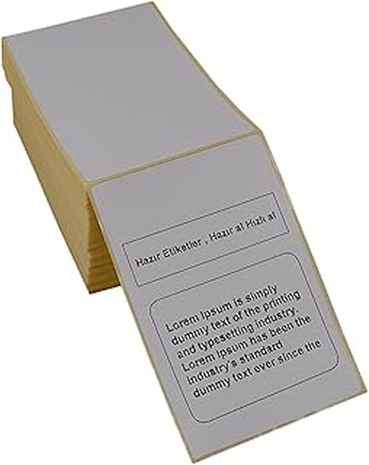 Hazır Etiketler , Hazır Al Hızlı Al 100Mm X 150Mm 500 Adetlik Paketlerde Lamine Termal Z Katlama Kar