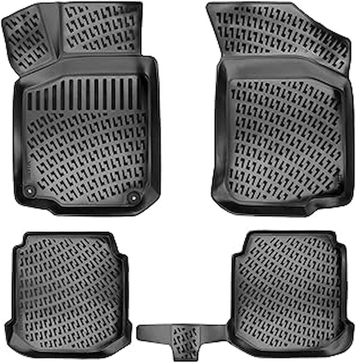 Rizline Seat Leon 1998-2004 Uyumlu 3D Havuzlu Paspas