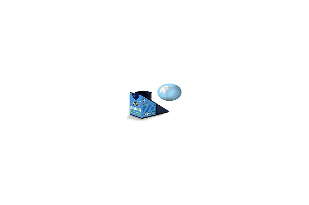 Revell - Su Bazlı Maket Boyası Mavi Clear 18 Ml