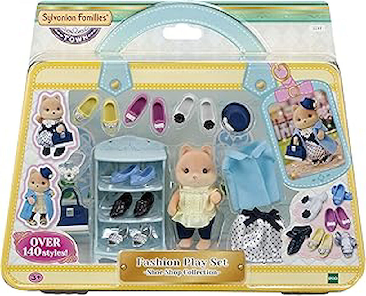 Sylvanian Families 5541 Moda Oyun Seti, Ayakkabı Mağazası Koleksiyonu