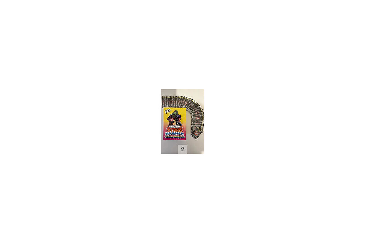 Tinky Winky Brawl Stars Yenilmez Savaşçılar Kart Oyunları (25 Poşet 50 Kart) Özel Seri Kart
