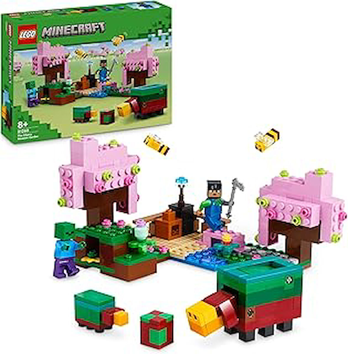 Lego Minecraft Kiraz Çiçeği Bahçesi 21260-8 Yaş Ve Üzeri Macera Oyunları Seven Çocuklar İçin Sniffer