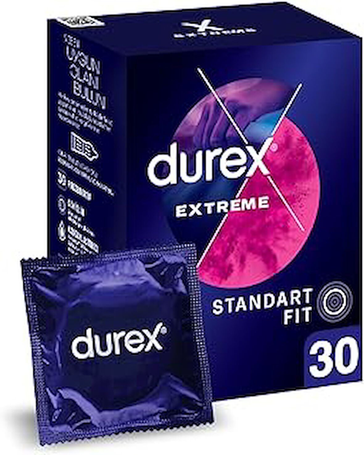 Extreme 30'li Geciktiricili ve Tırtıklı Prezervatif