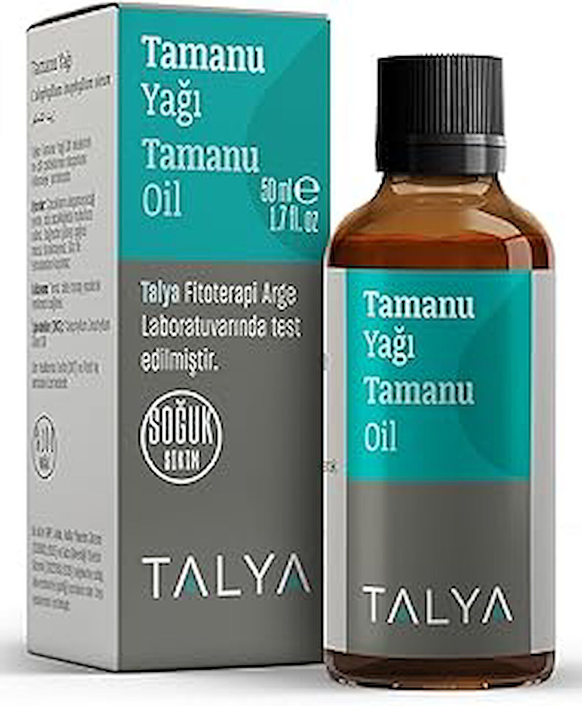 Talya Tamanu Yağı, Soğuk Sıkım,%100 Saf Ve Doğal, 50 ml