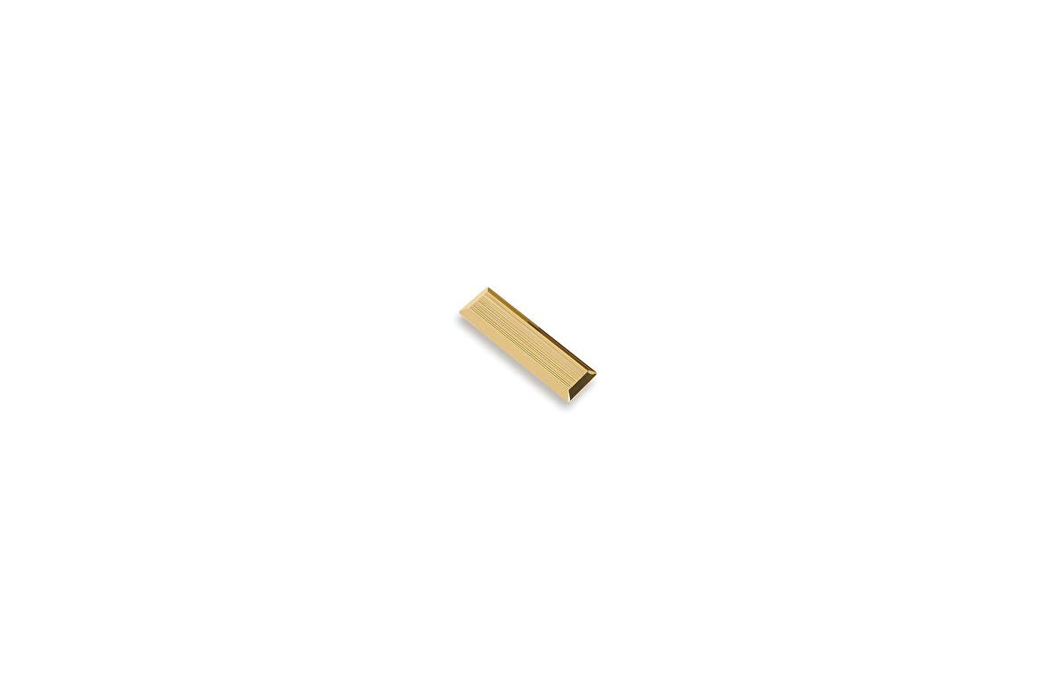 System 9012 Line-Çizgili Kulp Altın Renk Tek Adet 512 Mm