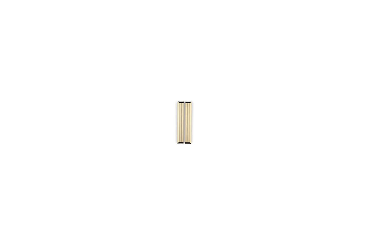 System LİNE-ÇİZGİLİ KULP ALTIN RENK TEK ADET 128 mm