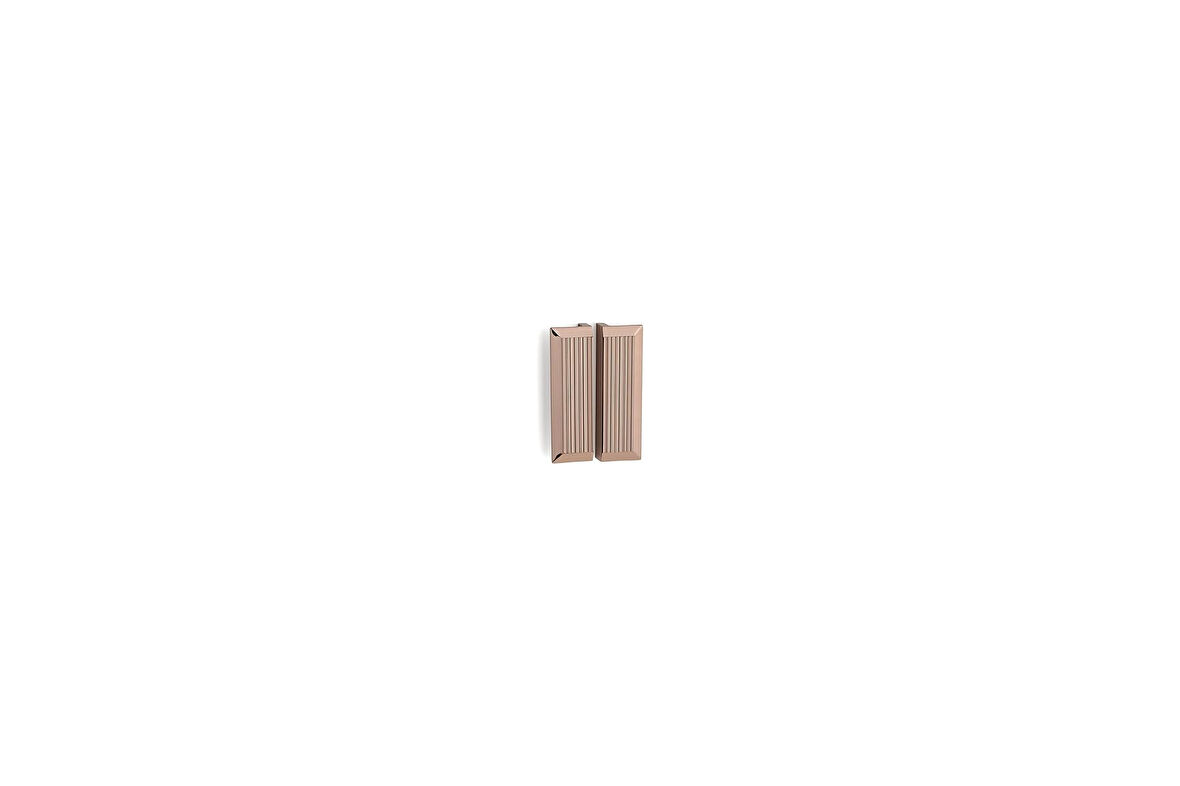System Line/Çizgili Kulp Tek Adet - 96 Mm Rose Rengi- Ssy9060 0096 Rs