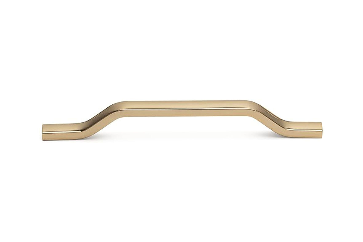 System 192 mm altın rengi Modern Kulp