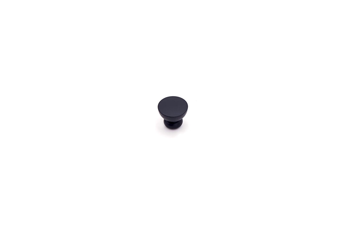 System Siyah Renkli 32 Mm Tek Delikli Kulp