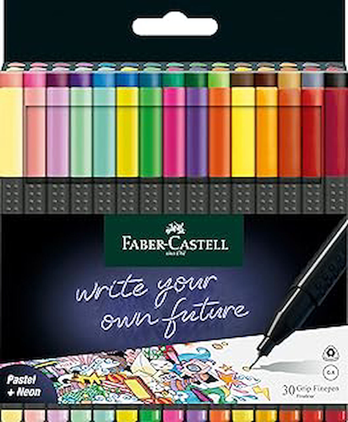 Finepen Pastel ve Neon Renkler 30'lu