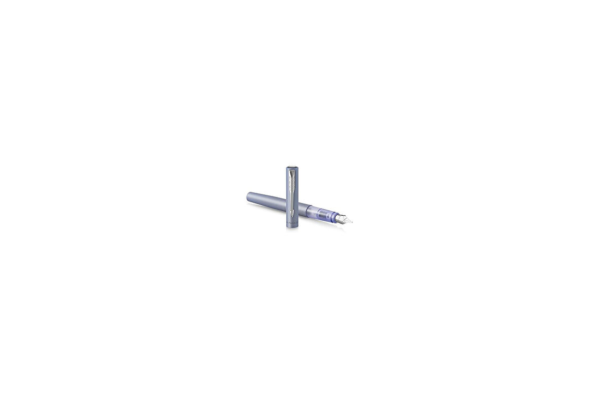 Parker Vector Xl Mat Dolma Kalem, Gümüş-Mavi, M, Mavi
