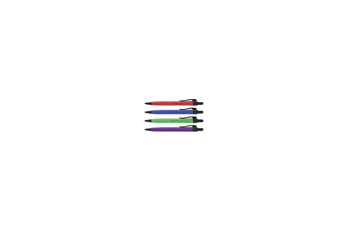 FABER-CASTELL, Versatil Kalem Tri-Click Rubberized 0.5mm, 5084136208000, 1 adet, Verdiğinizde İlgili Ürünün Stoklarımızda Bulunan Modelinden 1 Adet Gönderilecektir