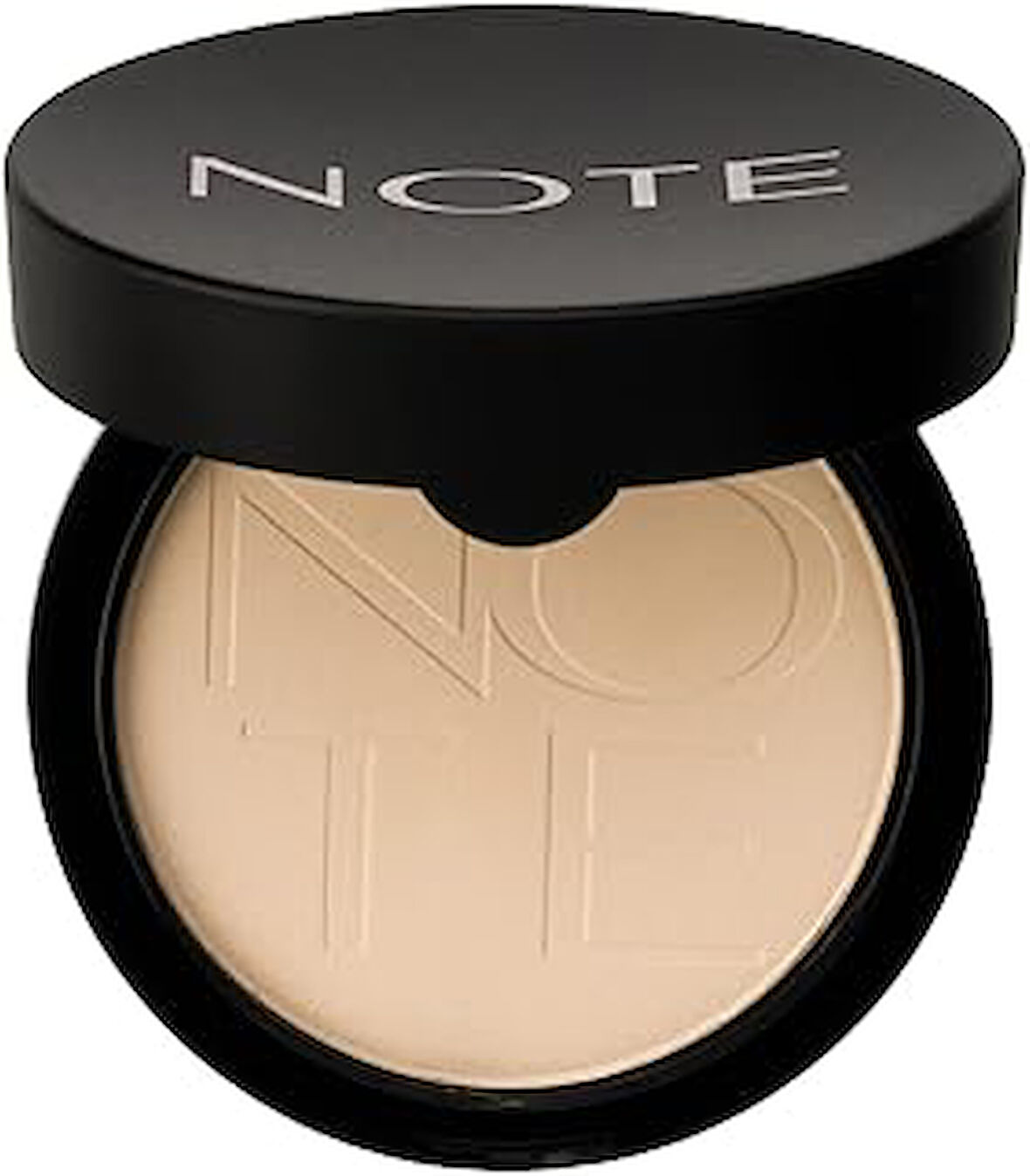 Note Luminous Silk Compact Powder Mat Bitişli Toz Yüz Pudrası 01 Beige