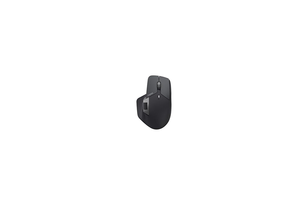 Rapoo MT760L kablosuz fare kablosuz fare 4000 DPI sensör çevre dostu şarj edilebilir pil ergonomik PC ve Mac - gri siyah