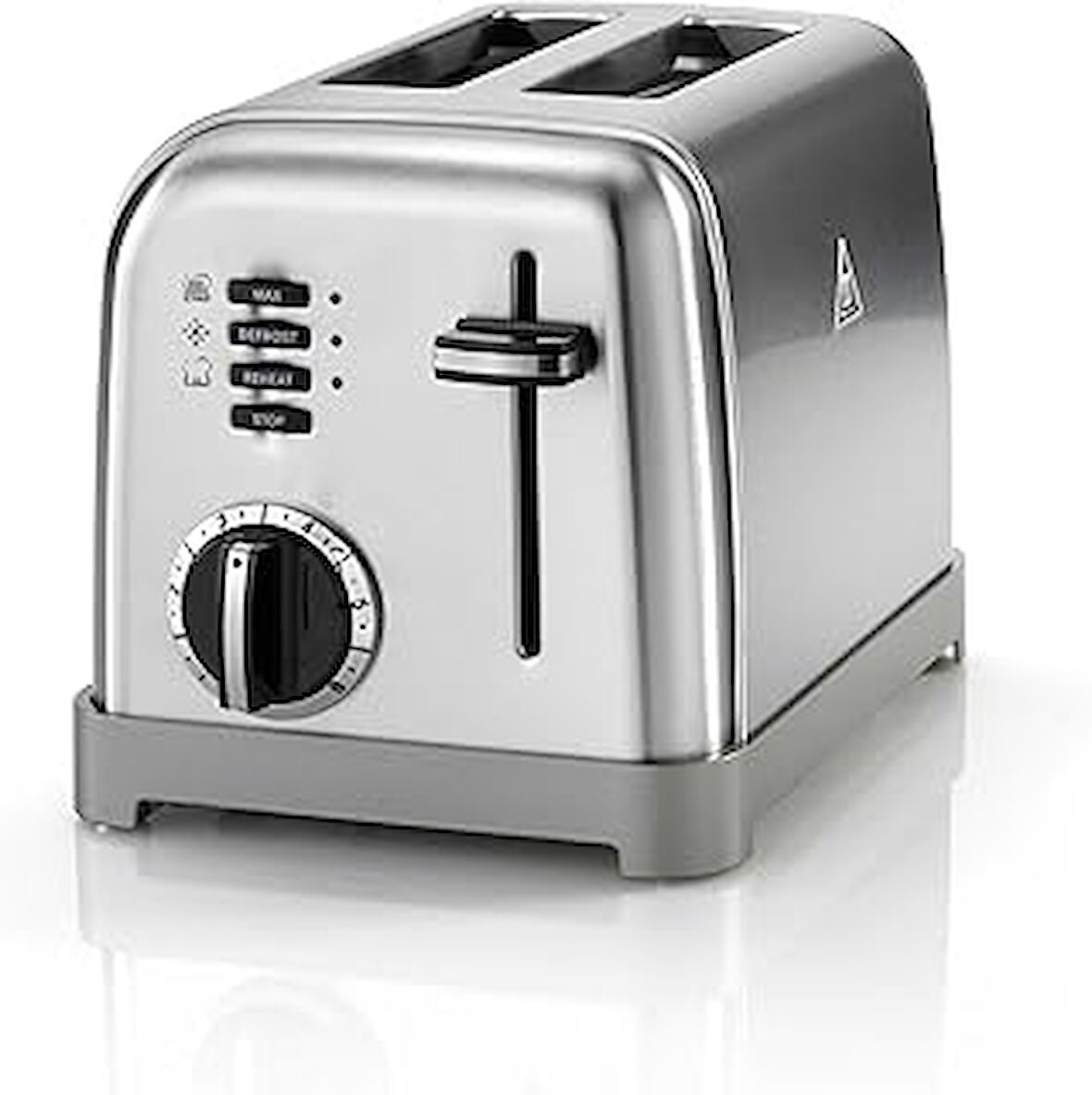 Cuisinart 2 yuvalı CPT160E Style Collection 2 yuvalı ekmek kızartma makinesi, paslanmaz çelik, fırçalanmış paslanmaz çelik