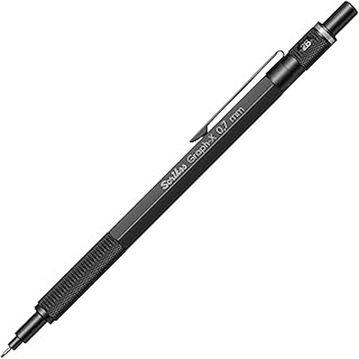 Scrikss Office Graphx Mekanik Kurşun Kalem Mat Siyah 0.7 Mm