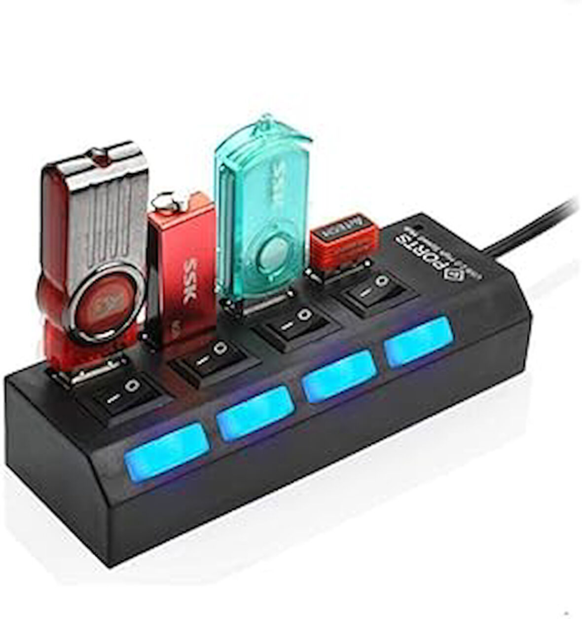 Alfais 4863 USB Hub 4 Port Çoklayıcı