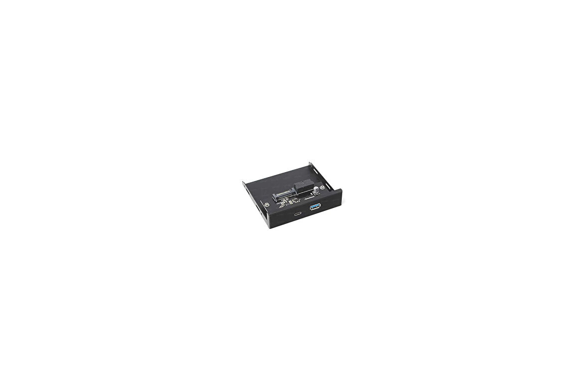 Dark 19pin USB 3,0 Anakart Bağlantısı - USB 3,1 Type-C + USB 3,0 Dönüştürücü 3,5" Ön Panel