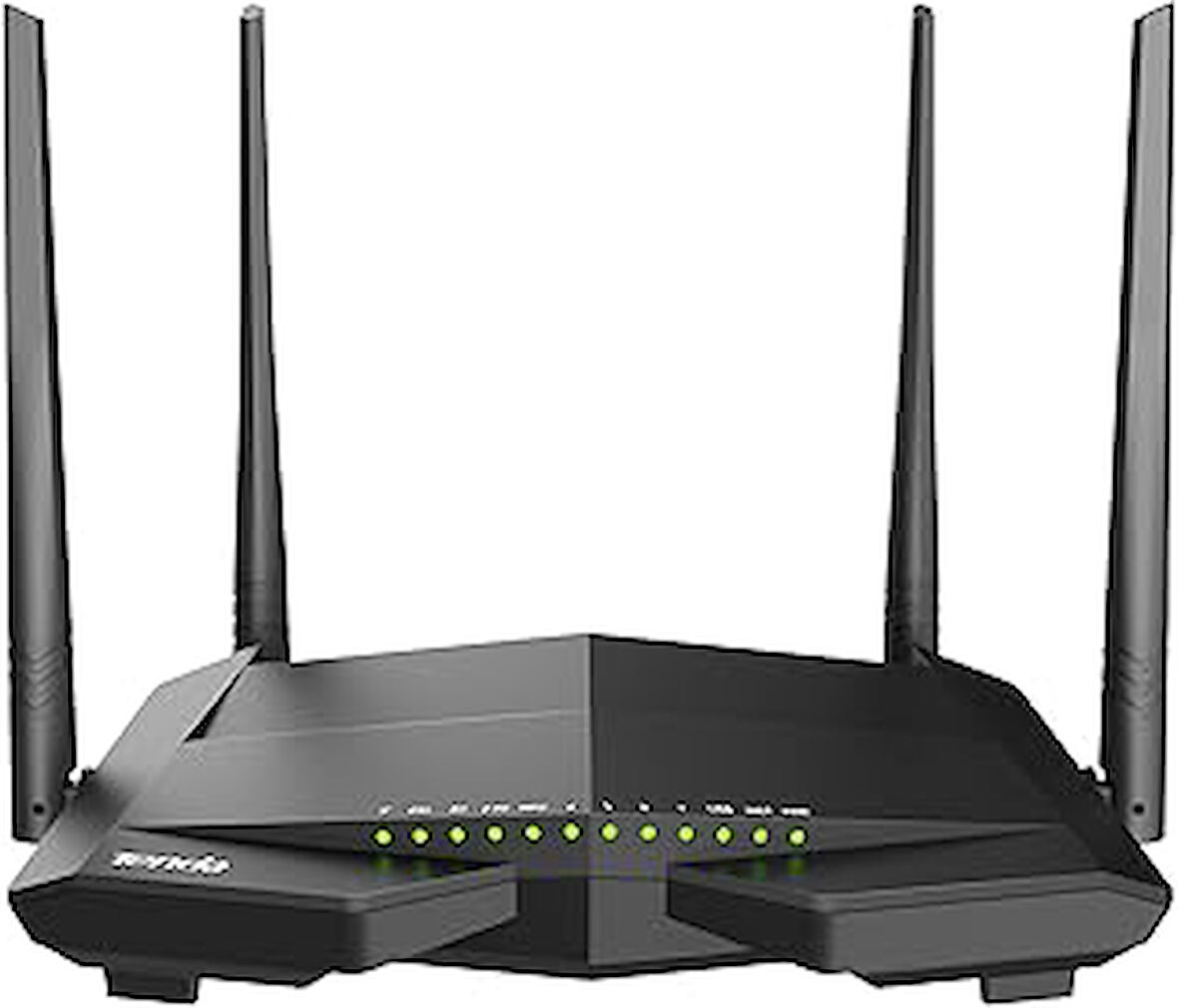 Tenda-V12 AC1200 Mbps Dual Band Kablosuz 4 x Gigabit Port Fiber Vdsl/adsl Modem Router