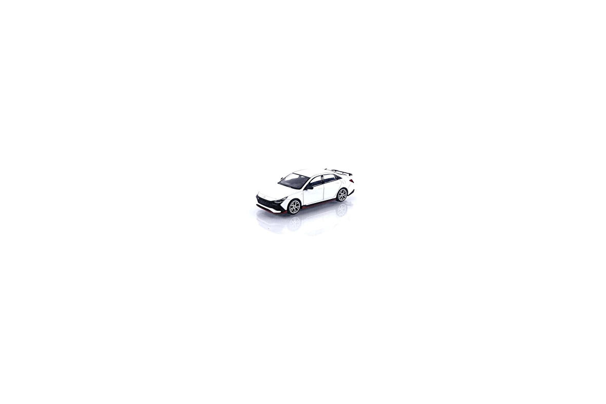 Truescale Miniatures Mini Gt 427 Hyundai Elantra N Ceramic 1:64 Beyaz Model Araba