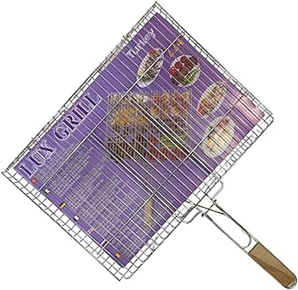 Feronya Paslanmaz Çelik Mangal Izgarası, Galvaniz Mangal Teli, Lezzetli Mangal Keyfi İçin İdeal Seçim! 47cm*35cm*62cm